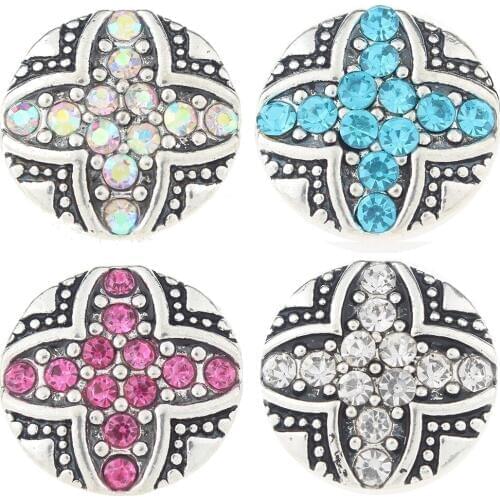 JaynaLee 18-20mm Metal Ginger Snap Button Fit Ginger Snaps Bracelets Jewelry for women men gifts GJS4751