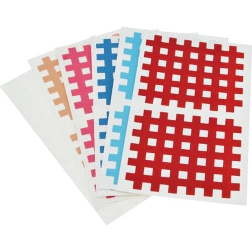 2 pcs Gym fitness Cross Kinesiology Tape Muscle Patch Stickers Exercise Tape Inner Effect Paste Breathable Arm Knee Protector