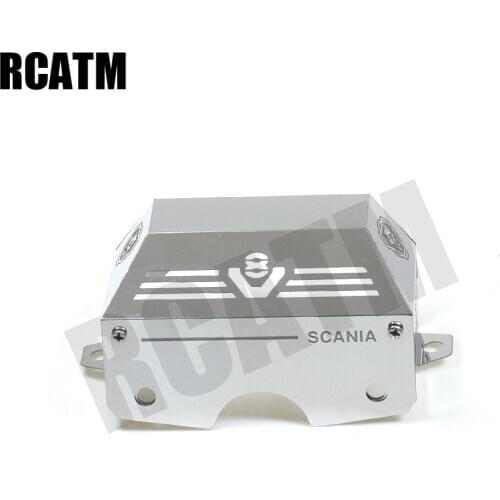 Metal Engine Wave Box Cover For 1/14 Tamiya Truck SCANIA R620 56323 470 Upgrade Decoration