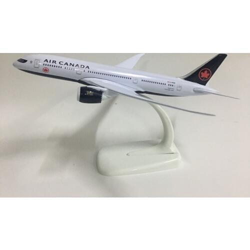 JASON TUTU 20cm Plane Model Airplane Model Air Canada Boeing 787 Aircraft Model 1:300 Diecast Metal Airplanes Planes Toys Aeropl