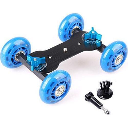 Desktop mute slide camera rail car SLR with Adapter Mount Fr Gopro Hero Mounting