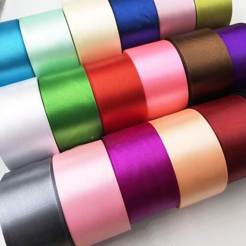 5 meters 2" 50mm Colors Solid Color Satin Ribbons