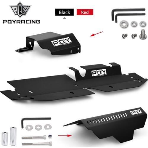 Radiator Cooling Plate Shroud & Pulley Belt Cover & Boost Control Solenoid Cover For 08-14 Subaru WRX STI