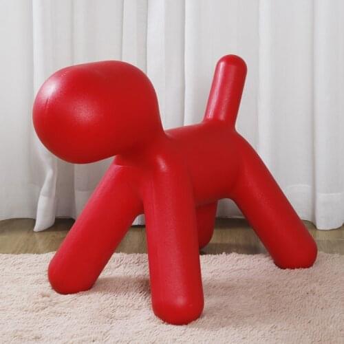 Modern Design fashion Baby Plastic Dog Chair Kids lovely Dog toy Chair Baby Puppy Chair Children Plastic Toy Play Chair Big Size