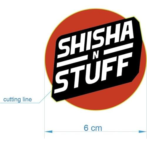 Payment link for 1000 pcs of die cut PVC stickers ship to Germany