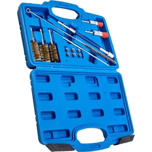 Universal Injector Seat Cleaning Set Cleaner Brush & Injector Seats Cleaning