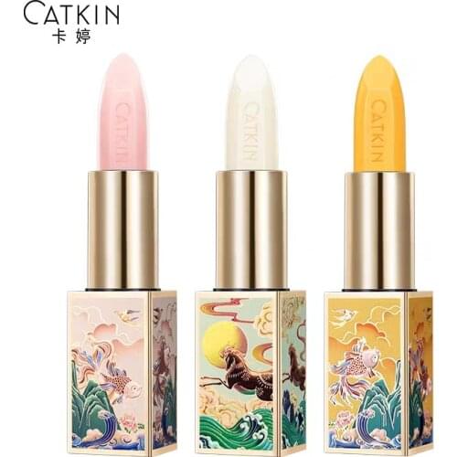 Catkin Lip Balm Set Color Changing Moisturizer Care Long Lasting Moisturizing Hygienic Lipstick Lip Gloss Base Makeup Cosmetics