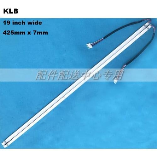 1 Pair x Universal 19inch wide CCFL Lamps for LCD Monitor Screen Panel w/ Frame Backlight Assembly Double lamps 425mm*7mm