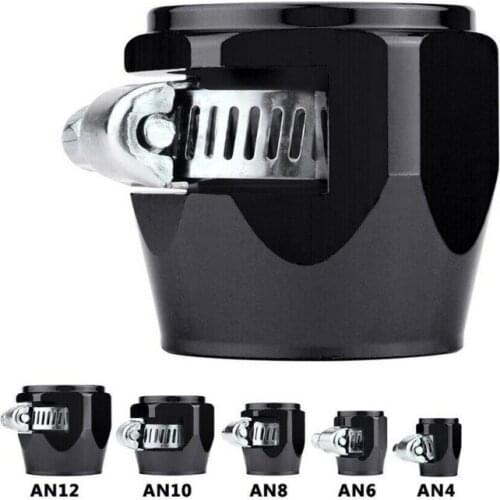 1PC AN4/AN6/AN8/AN10/AN12 Car Oil Fuel Hose Clamp With Screw Band Aluminum Hose Connectors Hose Clamps Car Accessories