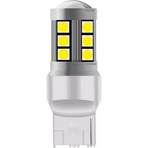 10PCS NEW T20 7440 W21W WY21W 3030 LED Car Tail Bulb Brake Lights Auto Reverse Lamps Daytime Running Lights Red White Yellow