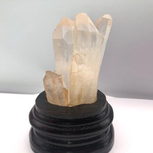 193gNatural White Clear Crystal Cluster Raw Quartz Healing Stones Crystal Point Specimen Home Decoration Raw Crystals Minerales