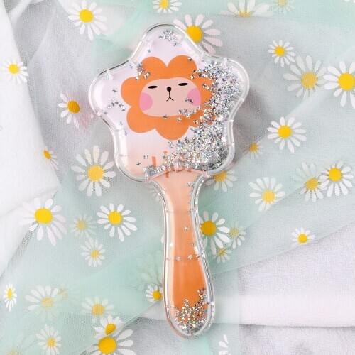 1pcsAir cushion star massage comb cute hair brush lady wet comb hair brush massage comb hairdresser hair tools