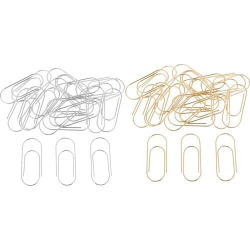 20 Pieces 50mm Large Paper Clips Jumbo for Home & Office Scratch Paper Tickets Document Receipts Coupons Organizing