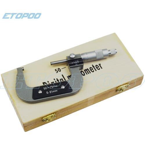 50-75mm micrometer with counter read digital Micrometer counter micrometer