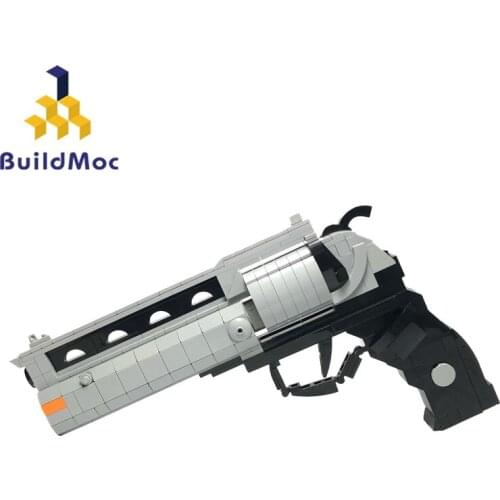 Buildmoc Movie Back to the Future Destiny Handcannon Gun 420PCS MOC Model Building Blocks Toys for Children DIY Toy Kids Gifts