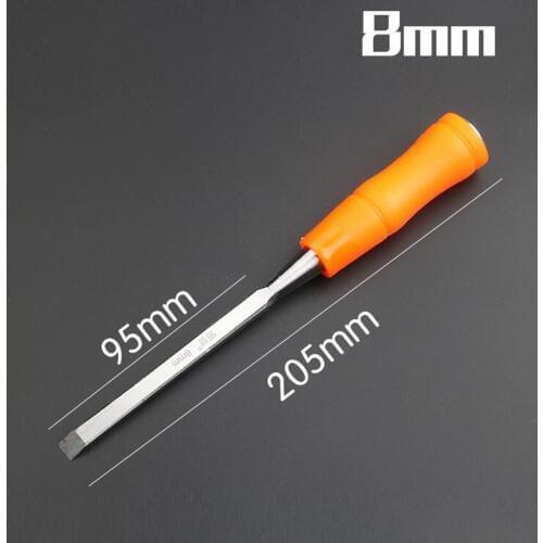 1pc Wood Carving Chisel 8/20/22/24mm * 20.5cm Woodworking Carvers Hand Chisels DIY Tool Set with plastic Handle