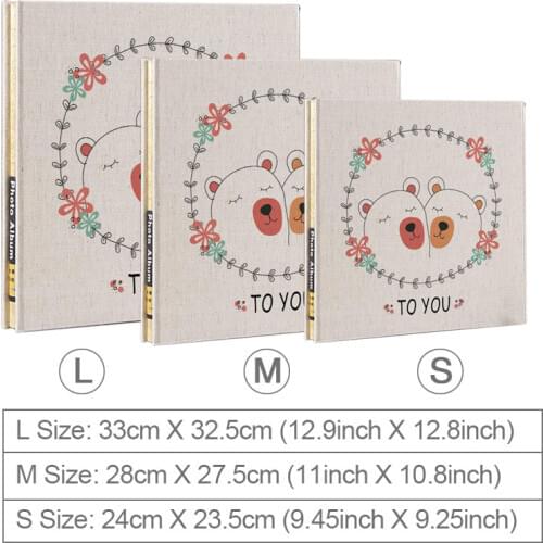 Photo Album Wedding Self Stick Baby Scrapbook Magnetic Sheet 4x6 5x7 8x10 Picture Love Family Large Travel Memory Book Portfolio