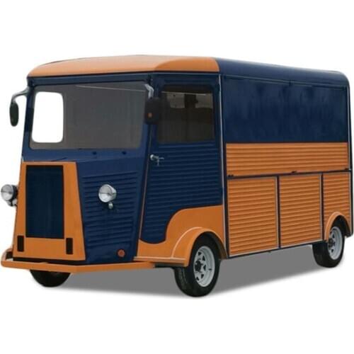 Food Truck Fast Ice Cream Van Mobile Snack Trailer for Fried Chicken Beer Coffee Kiosk