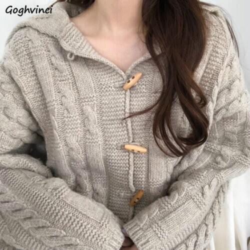Goghvinci Women's Cardigans With A Hood China