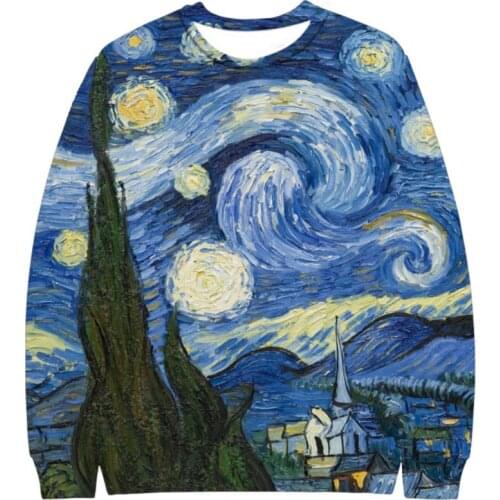 Hot Flash Koop 3D Galaxy Sterrenhemel hoodie Sweatshirts Lente/Herfst Hoge Kwaliteit Unisex Uitloper Cool Jonge Ca Imagi Tees