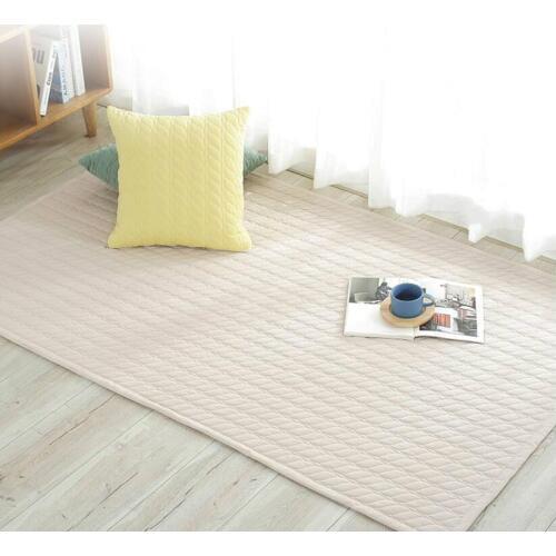 Nordic Pure Cotton Carpet Living Room Floor Mat Bedroom Mon-Slip Blanket for Bedside Japan Tatami Rug Rectangular Floor Pad