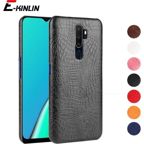 Snake Crocodile Skin Leather Case For OPPO AX5 AX5s AX7 A1 A1k A3s A5s A7 A71 A71k A73 A75 A79 A83 A91 A5 A9 2020 Back Cover