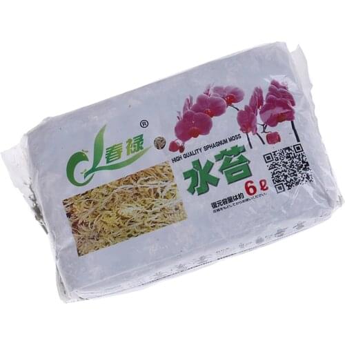 TTLIFE 6L Sphagnum Moss Moisturizing Nutrition Organic Fertilizer Protect Orchid Succulent Plant Root DIY Flower Pot Home Garden