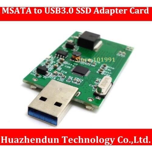 MSATA to USB3.0 Solid State Disk Adapter Card MINI PCI-E SSD Adapter Card USB3.0 Adapter Card Module Wi-Fi Adapter