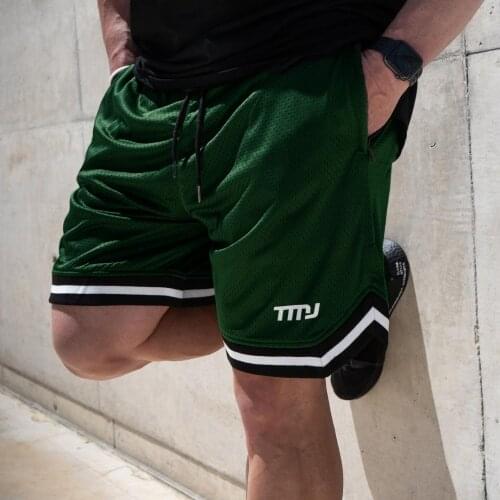 Men Shorts Breathable Mesh Knee Length Jogger Basketball Casual Workout Shorts for Men short pants