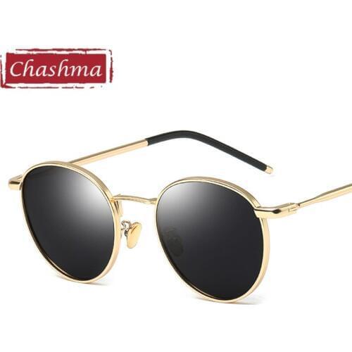 Chashma Brand Vintage Women Myopia Sun Glasses Polarized Coating Mirror Driving Sunglasses Round Male Eyewear For Men Near Sight
