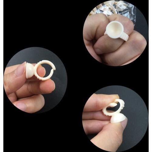 New Arrival Soft Plastic Tattoo Ink Ring for Eyebrow Permanent Makeup All Sizes Tattoo Ink Holders Tattoo accessory