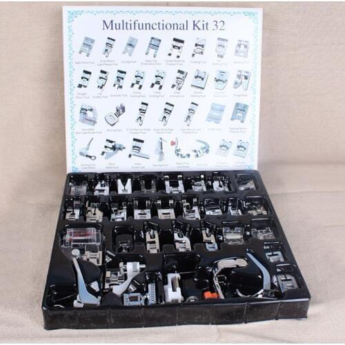 Prajna Presser Foot Braiding Blind Domestic Sewing Machine Stitch Darning Presser Feet Kit Set for Brother Singer Accessories