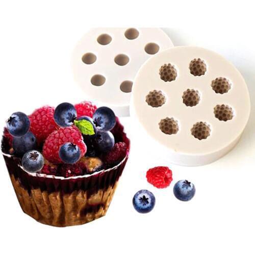 Sugarcraft Blueberry Silicone mold fondant mold cake decorating tools chocolate gumpaste mold