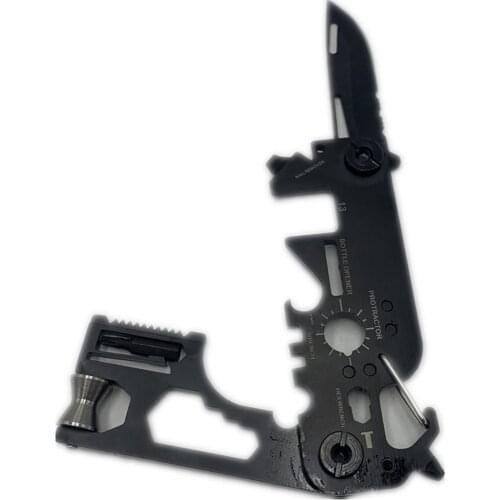 The Second Generation 30 In One Outdoor Folding Compact Survival Kit Stainless Steel Knife Multi-function Tool