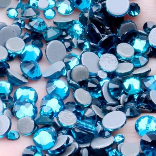 SS12 3mm 1440pcs Flat Back Rhinestone Hot Fix Crystal Glass Rhinestones Garment Wedding Dress Clothes Gem For Clothes Decoration
