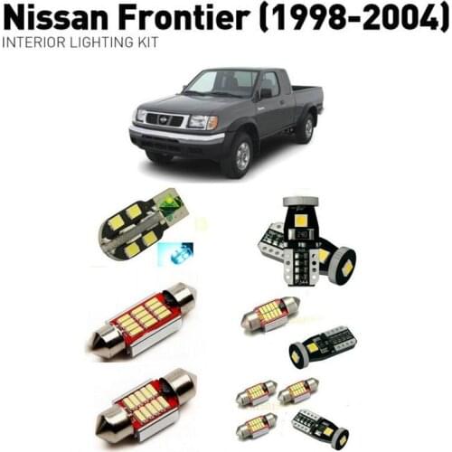 Led interior lights For Nissan frontier 1998-2004 10pc Led Lights For Cars lighting kit automotive bulbs Canbus