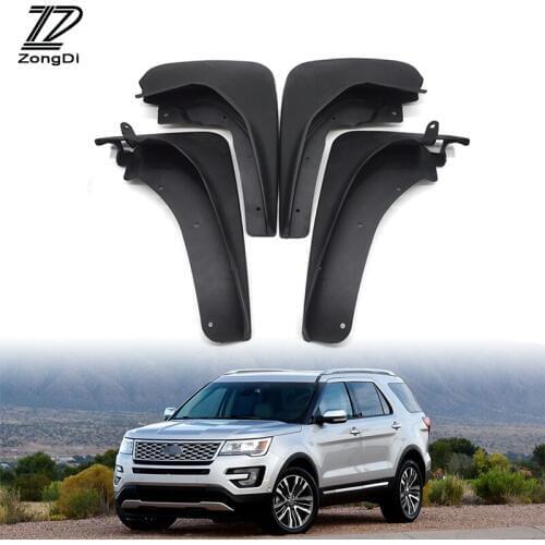 ZD Car Front Rear Mudguards For Ford Explorer 2011 2012 2013 2014 2015 2016 2017 Accessories Mudflaps Car-styling 1Set Fenders