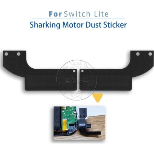 HOTHINK 1pair Replacement DIY Sharking Motor Dust Stickers for Switch Lite Console Vibrating Motor Anti-dust Sticker for NS Lite