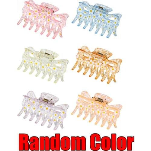 1Pc Korean Solid Big Hair Claws Elegant Plastic Hair Clips Hairpins Barrette Headwear for Women Girls Hair Accessories Gifts