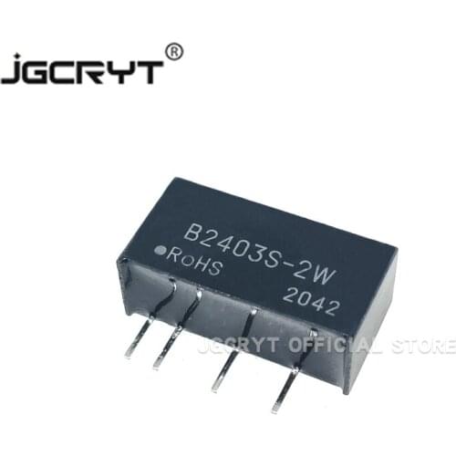 1Unids/lote Dcdc power module 24V to 3.3V isolated boost converter chip B2403S-2W brand new genuine