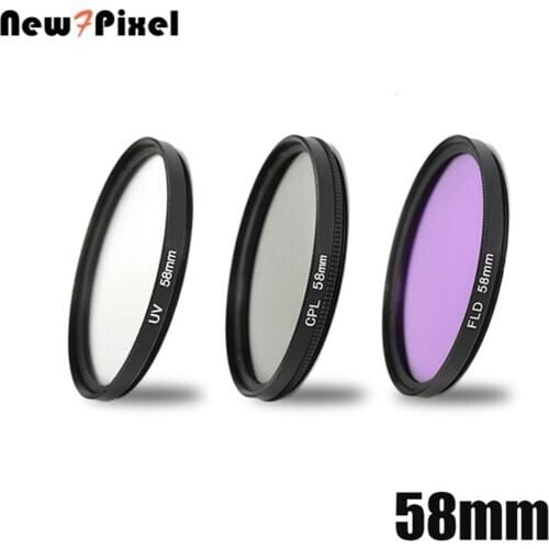 3in1 58mm UV FLD CPL polarizer Circular Lens Filter kit for Canon 1100D 1200D 1300D 800D 760D 750D 700D 650D 600D 100D 70D