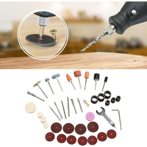 40PCS Electric Grinder Parts Hardware Rotary Tools Accessory Set Fits For Dremel Drill Carving Grinding Polishing Accessories