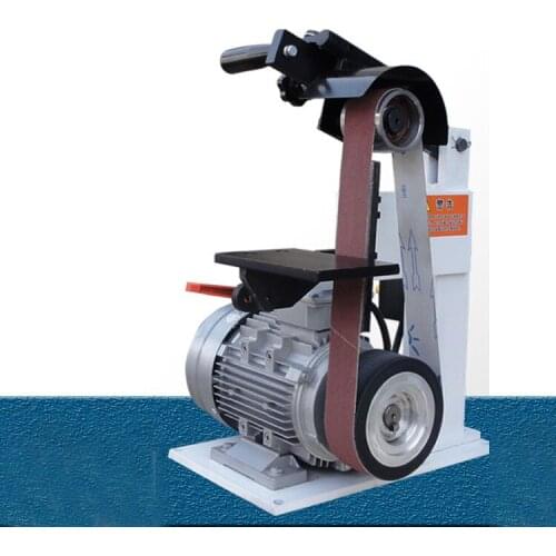 915 Abrasive Belt Machine Vertical Abrasive Belt Machine Sharpening Machine Stepless Speed Regulation Polishing Machine Grindi