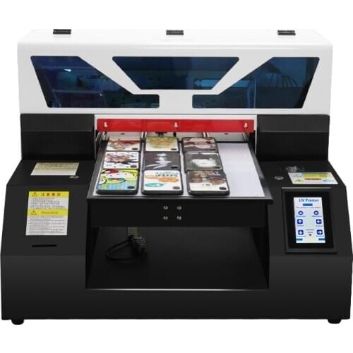 Automatic UV Printer A3 Size Flatbed UV Printing Machine 270*420mm For Phone case Bottle Pen Leather Acrylic CD Embosser PVC