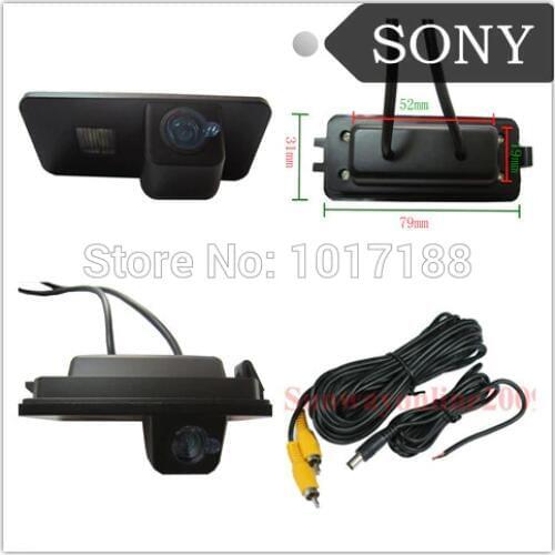 Car Rear View Reverse Parking Camera Waterproof LED Night Vision SONY CHIP For VW Volkswagen GOLF MK4/5 EOS LUPO BEETLE Superb