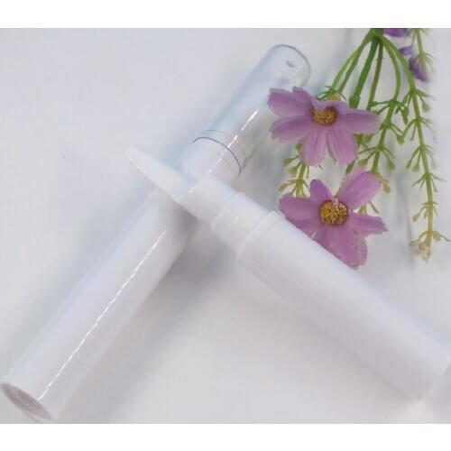 10ML white Plastic Airless Bottle Long Press Pump clear lid Lotion/Emulsion/Eye Serum/Essence Skin Care Cosmetic Packing