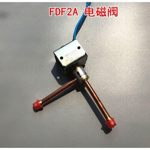 Sanhua air conditioning solenoid valve FDF-2A 6mm pipe normally closed ice machine defrost right angle valve 8mm pipe FDF-6A