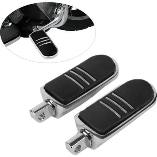 Chrome StreamLiner Styled Footpeg Foot pegs For Harley Dyna Heritage Softail Fatboy FLST Touring Electra Street Glide Road King