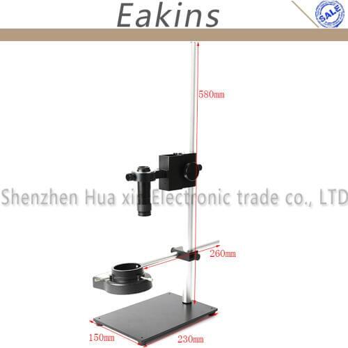 Metal Lengthen Holder Stand Adjustable Microscope Stand LED Light Boom Stand Distance 58CM For Digital Video Microscope Camera