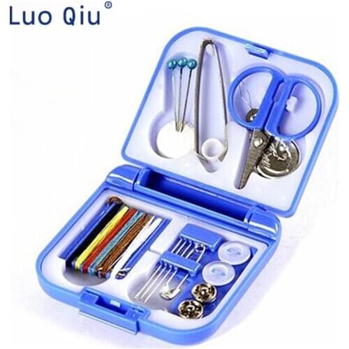 Multifunction Sewing Box Sewing Thread Stitches Needles Tools Kit Cloth Buttons Craft Scissor Travel Sewing Kit